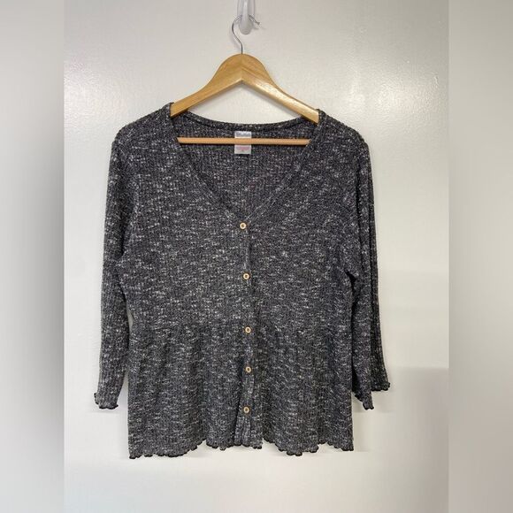 No Boundaries Tops - No Boundaries Juniors Black and White Babydoll Top Size XXXL (21)